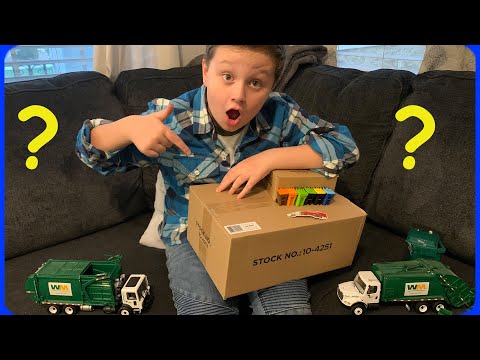 Roman's Surprise First Gear Garbage Truck!