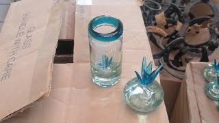 Proceso de elaboración de botellas de vidrio soplado, Tonalá, Jalisco