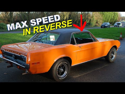 Ford Mustang - MAX SPEED in REVERSE | City car driving