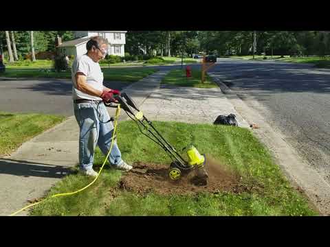 Sun Joe 13.5 Amp Electric Tiller Demo 1