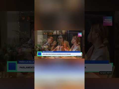 Villa Navideña: Rocío Abed respalda inversión en Alto Paraná