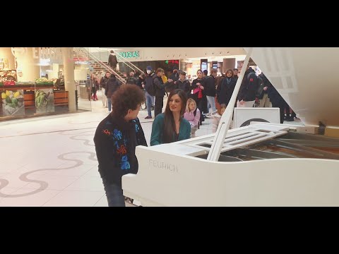 All Of Me – Fantastic Piano Duo plays John Legend Song at Shopping Mall in Vienna
