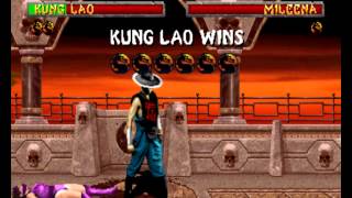 Mortal Kombat 2 - Kung Lao Playthrough