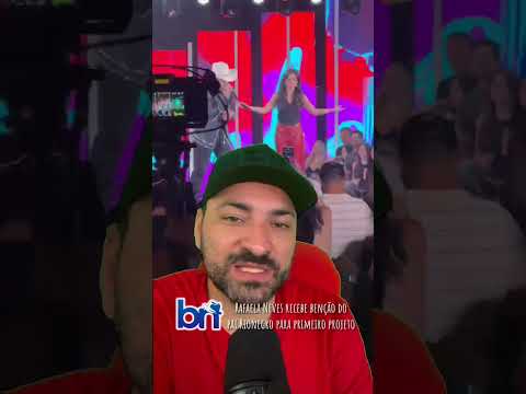 Rafaela Neves recebe benção do pai Rionegro para primeiro projeto