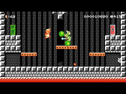 Super Mario Maker 2 - 1 - Castle Uplifting Lifts by Frebby - No Commentary