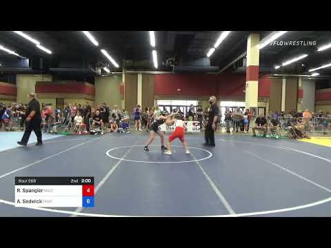 90 Lbs Semifinal - Reana Spangler, Maize Wrestling Club Vs Alexandra Sedwick, Prosper Talons Wrest