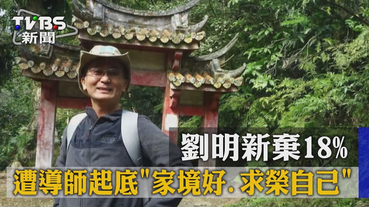 劉明新棄18%　遭導師起底「家境好、求榮自己」