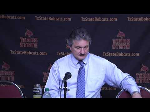 Texas State MBB Postgame vs Little Rock - Danny Kaspar