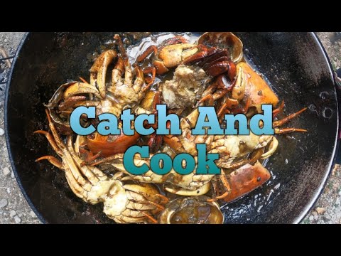 Ep.2-P2 Catching Land Crab/Using Diy Bamboo Trap/Catch And Cook #provincelife#supportlocal