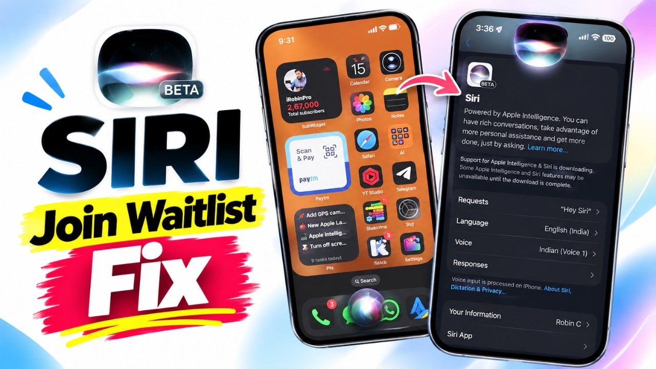 SIRI AI Join Waitlist after iOS 27 Update?