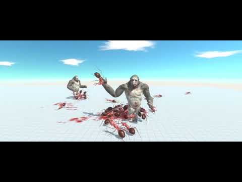 30 Bulldog Ant Vs Giant Goro | Animal Revolt Bettle Simulator |