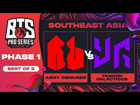 Army Geniuses vs Yangon G Game 2 - BTS Pro Series 10 SEA: Phase 1 w/ MLP & johnxfire