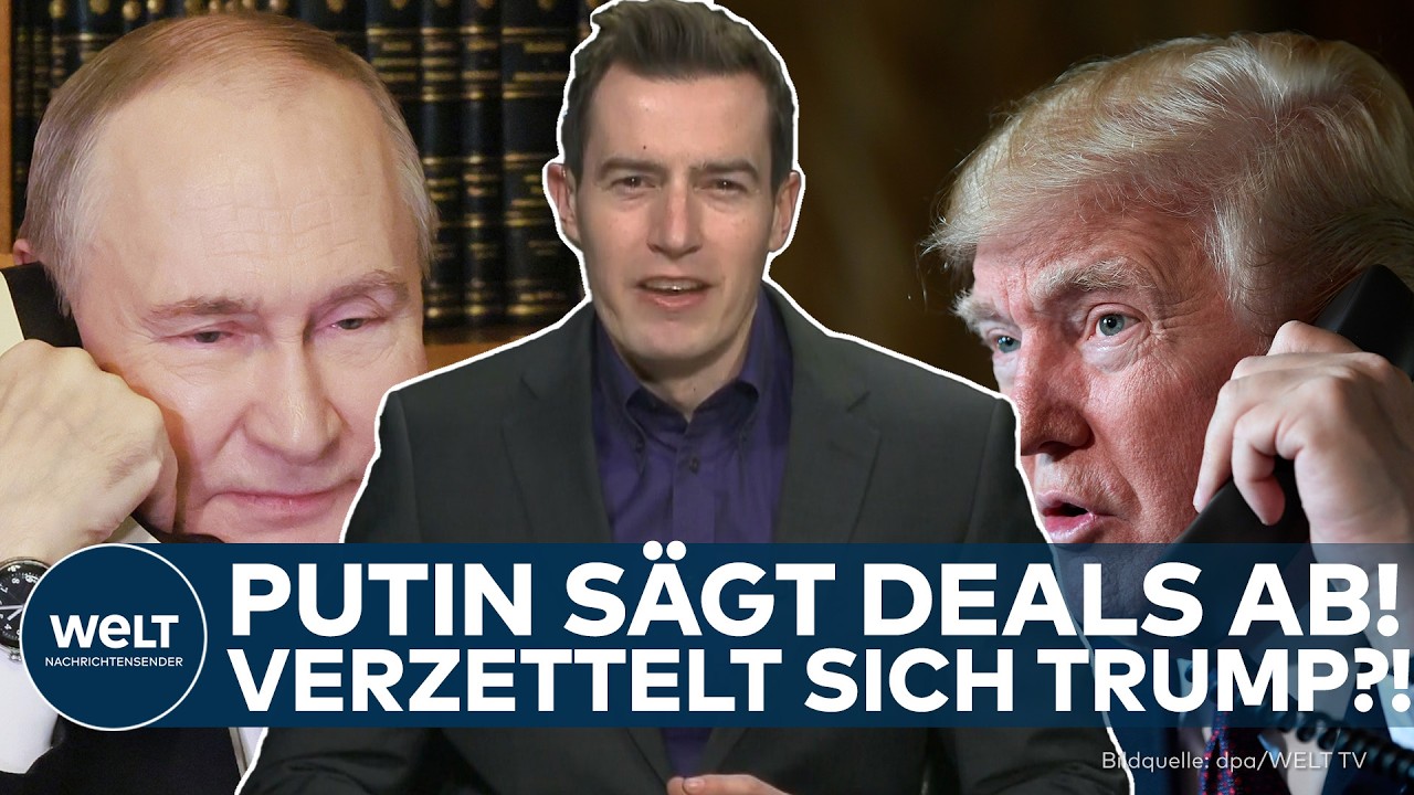 UKRAINE-KRIEG: Putin sägt Deals ab! – Verzettelt sich Trump mit zu vielen Konflikten?!