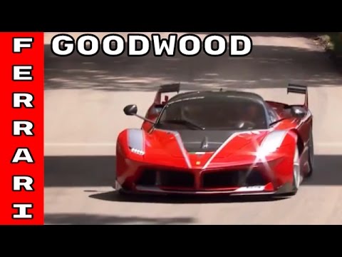 Ferrari 488 GT3, FXX EVO, 599XX EVO, 458 MM Speciale, and FFX K at Goodwood