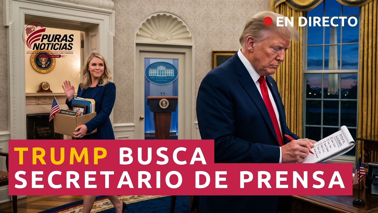 ¡Despedida! Karoline Leavitt se va y Trump ya tiene una LISTA | Claro y Directo América