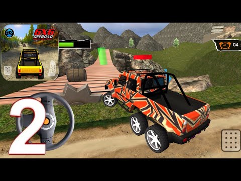 6x6 Offroad Jeep Drive #2 - Offroad Truck Simulator 3D - Android Gameplay 2021