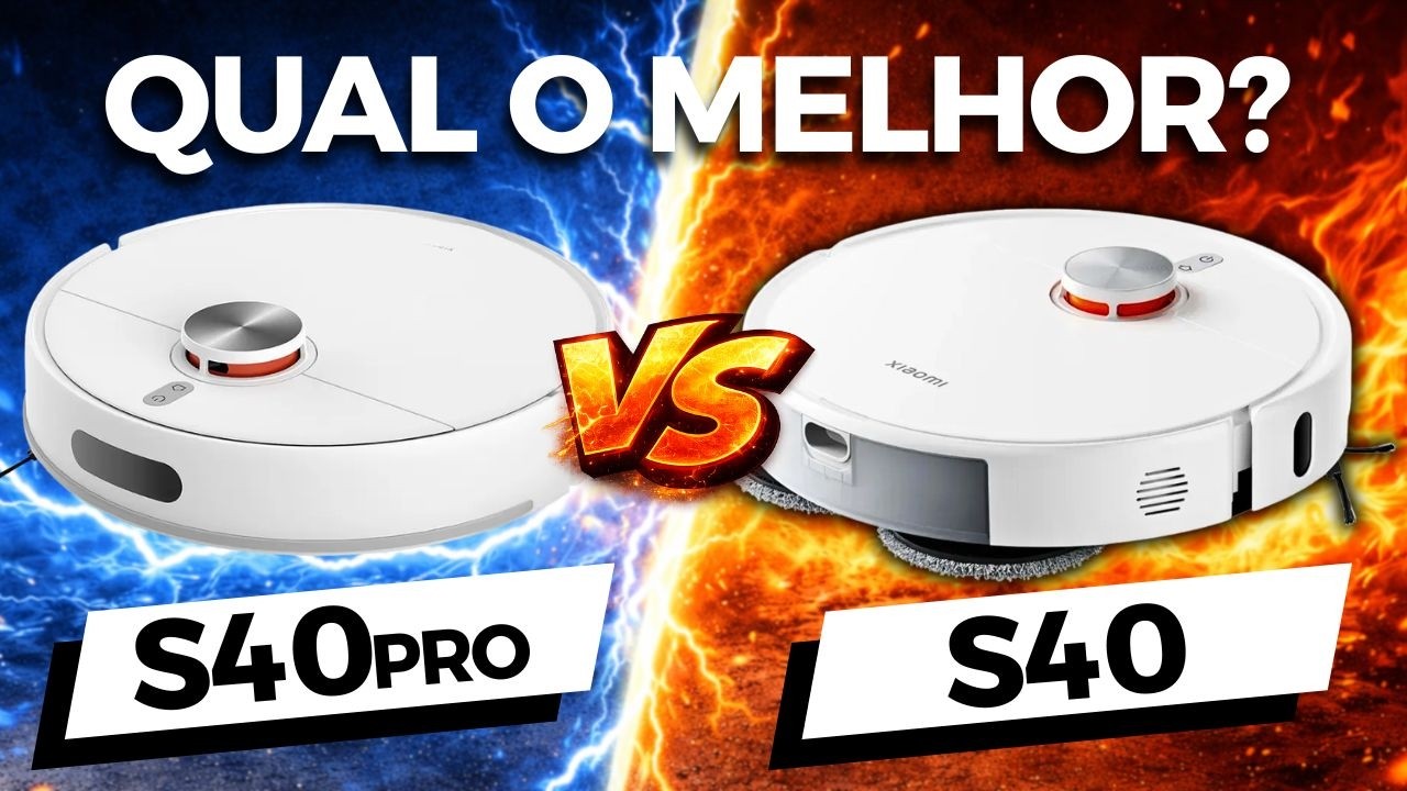 🔥Xiaomi S40 vs S40 PRO | Qual Robô Aspirador Vale Mais a Pena Comprar em 2026? (Guia Comparativo)
