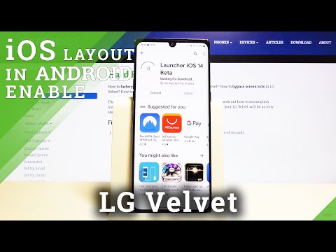 How to Download & Install iOS Launcher in LG Velvet – Apple Layout