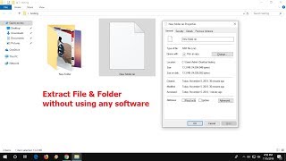 How to Unzip & Unrar Files without Installing any Software