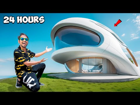 24 Challenge Hours In Space Capsule - अनोखा और अजीबो-गरीब घर | MR. INDIAN HACKER