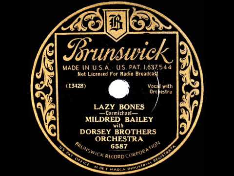 1933 Mildred Bailey & The Dorsey Brothers Orchestra - Lazybones