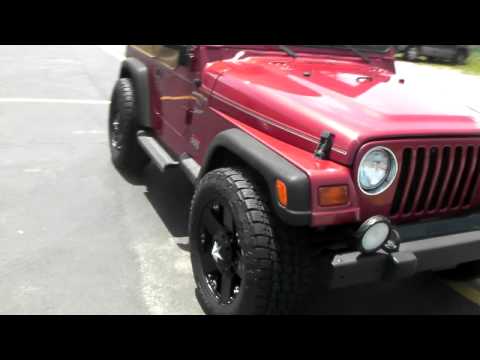www.DUBSandTIRES.com 1999 Jeep Wrangler 18 Inch XD Series Rockstarr Wheels XD775 Black Truck rims