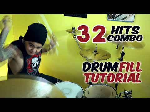 32 Hits DRUM FILL | Drum Lesson 32nd Notes | Joshoa Caballero [Drum Vlog]