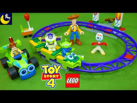 NEW Lego Sets Toy Story 4 Toys 2019 Unboxing Video for Kids RC Carnival Roller Coaster Ride Sets