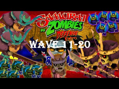 Samurai Vs Zombies Extra Edition MOD Zombie Waves 11-20