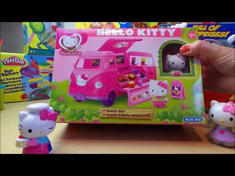Unboxing Sanrio Vellutata Hello Kitty Meo VW Camper Burger Van #hellokitty Video