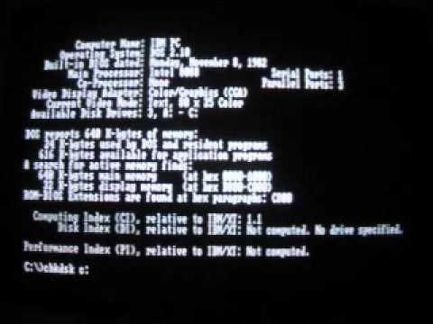 Norton Utilities SI  running on the MCL86 microsequencer 8088 core