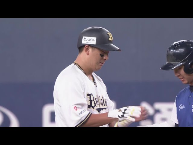 【2回裏】華麗に流し打ち!! バファローズ・杉本裕太郎 追加点となるタイムリー2ベースヒット!!  2024年7月10日 オリックス・バファローズ 対 福岡ソフトバンクホークス