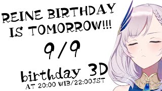 【#ReineMEPtember2025】It's So SOON!? Talking & Birthday Countdown【Pavolia Reine/hololiveID 2ndgen】