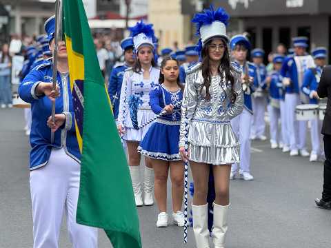 Desfile Cívico em Ituporanga/SC, neste 7 de Setembro de 2026