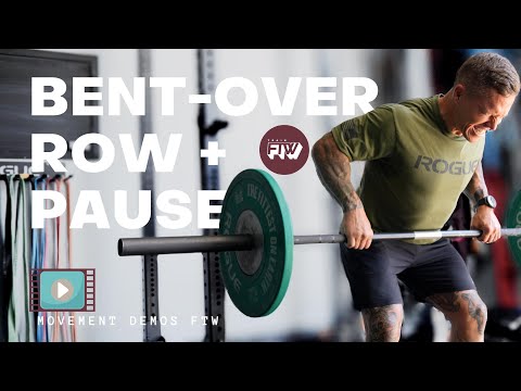 Bent Over Row + Pause + Drop Set