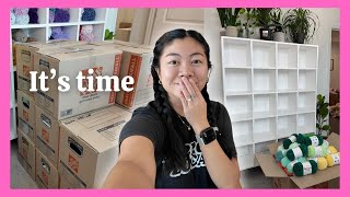 Pack Up & Move Out (fully) With Me! 📦 It's Time...Relaxing Packing Vlog / Crochet Moving Diaries