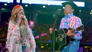 George Strait &amp; Sheryl Crow - &quot;Here For a Good Time&quot; (Live, 2014)