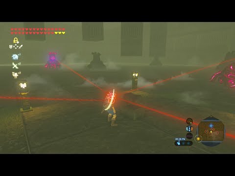 Link Gets Ambushed By Guardians - Zelda Breath of the Wild