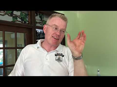 How To Hang Wallpaper On A Ceiling: The First Piece -Spencer Colgan