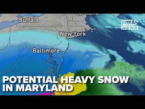 Heavy snow in Maryland this weekend? What we know about the potential weekend storm