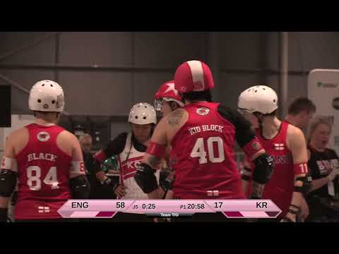 Roller Derby World Cup 2018 England vs. Korea