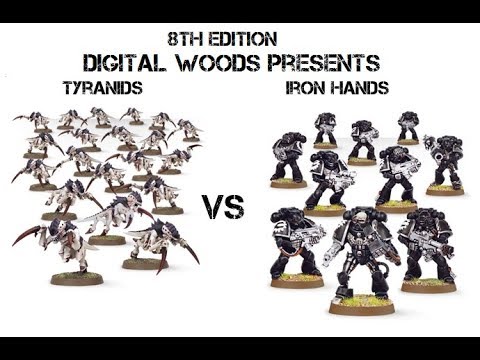 Iron Hands vs Tyranids 500 points 8th edition episode 15