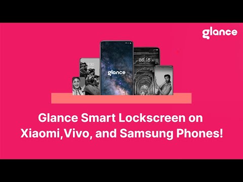 Glance Smart Lock screen | Android lock screen themes on Glance | How to use Glance