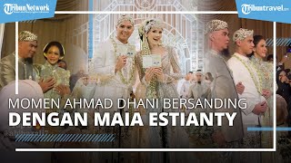 Momen Ahmad Dhani Bersanding dengan Maia Estianty Terekam, Dampingi Al Ghazali di Pelaminan