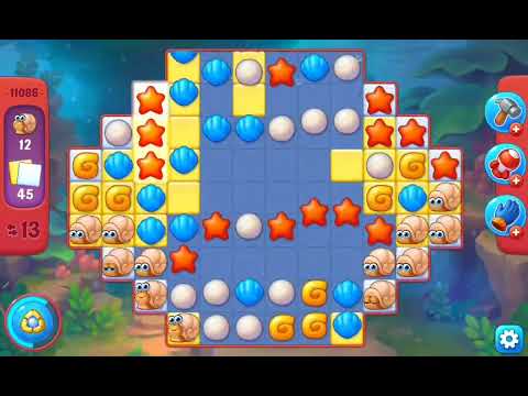 Fishdom Hard Level 11086 (with Double Lightning Booster) @choraelmin