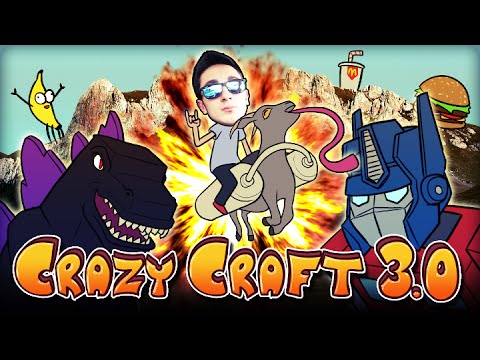 The Craziest Version Of Minecraft!!!! | Minecraft Crazy Craft 3.0 ep. 1
