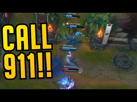 Korean Casters React to FNC Humanoid 1v3 Outplay - LEC 2022 Summer Playoffs