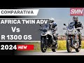 Comparativa Honda Africa Twin Adventure Sports DCT vs BMW R 1300 GS | Opiniones y review en español
