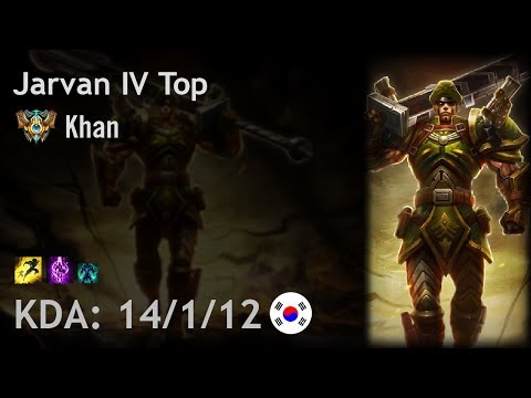 Jarvan IV Top vs Rumble - Khan - KR Challenger Patch 7.10