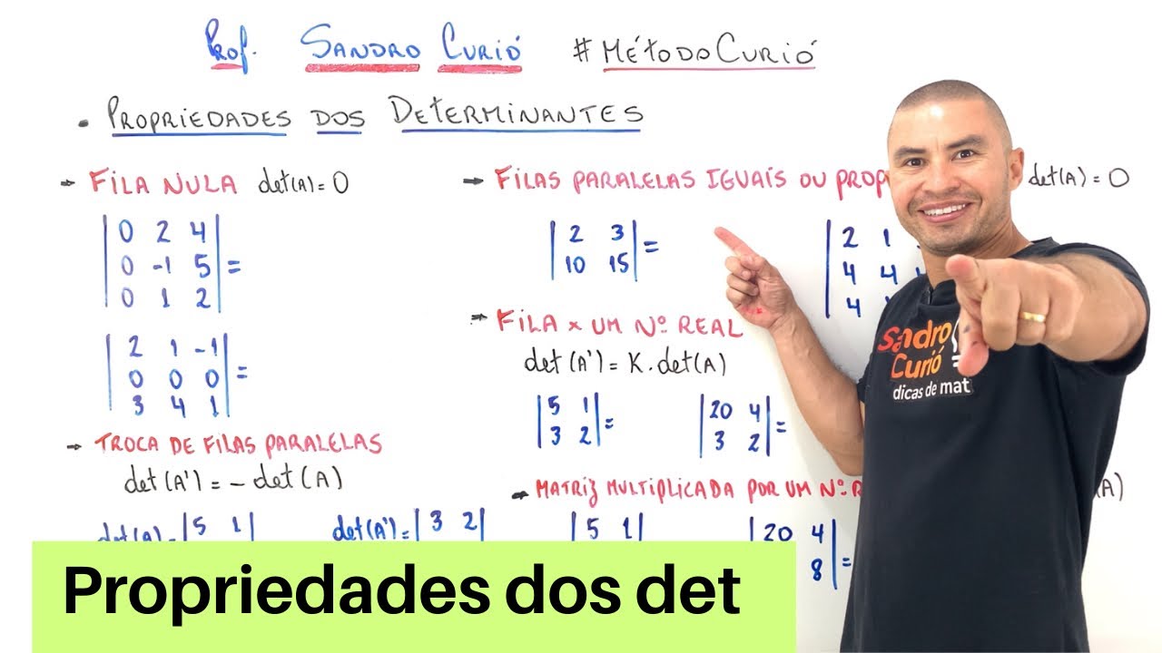 FÁCIL e RÁPIDO | PROPRIEDADES DOS DETERMINANTES
